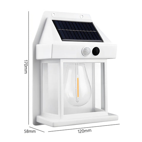 Applique murale solaire LED étanche à capteur de lumière