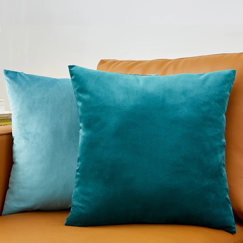 Housse de coussin en velours 40x40 cm