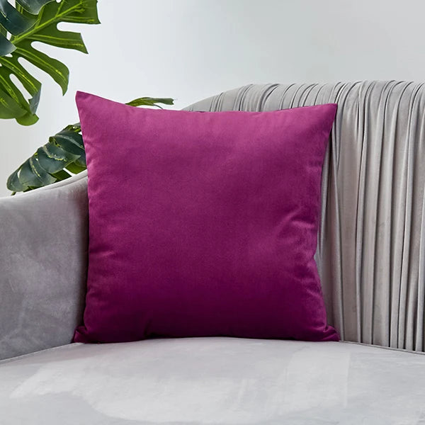 Housse de coussin en velours 40x40 cm