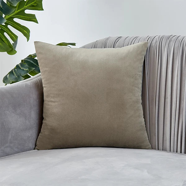 Housse de coussin en velours 40x40 cm