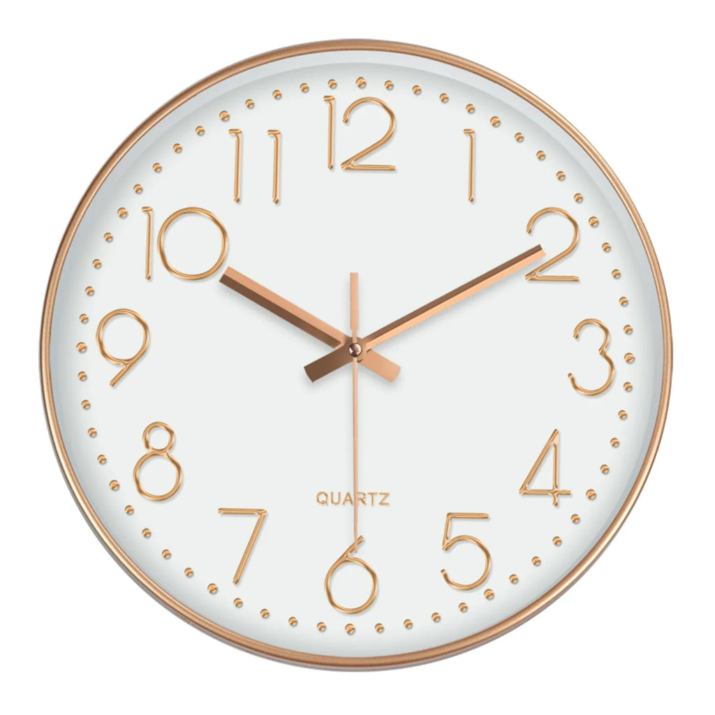 Horloge murale silencieuse minimaliste 8 pouces