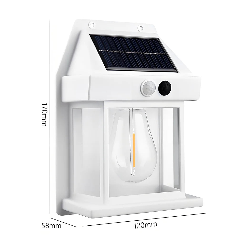 Applique murale solaire LED étanche à capteur de lumière