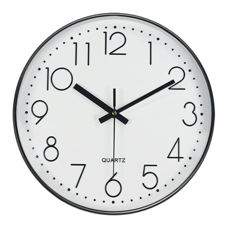 Horloge murale silencieuse minimaliste 8 pouces