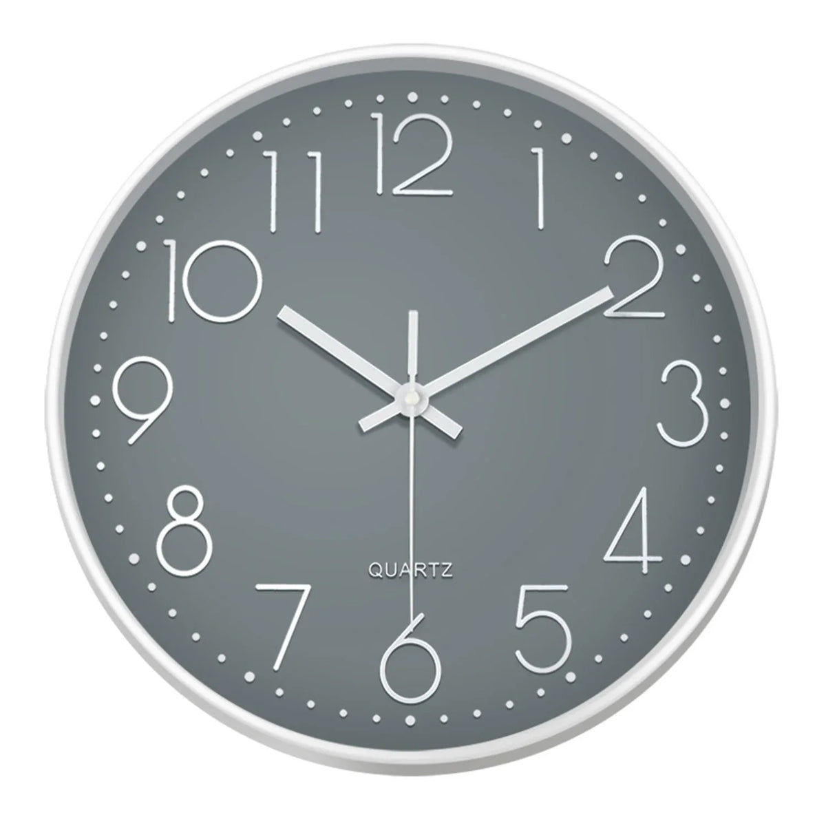 Horloge murale silencieuse minimaliste 8 pouces