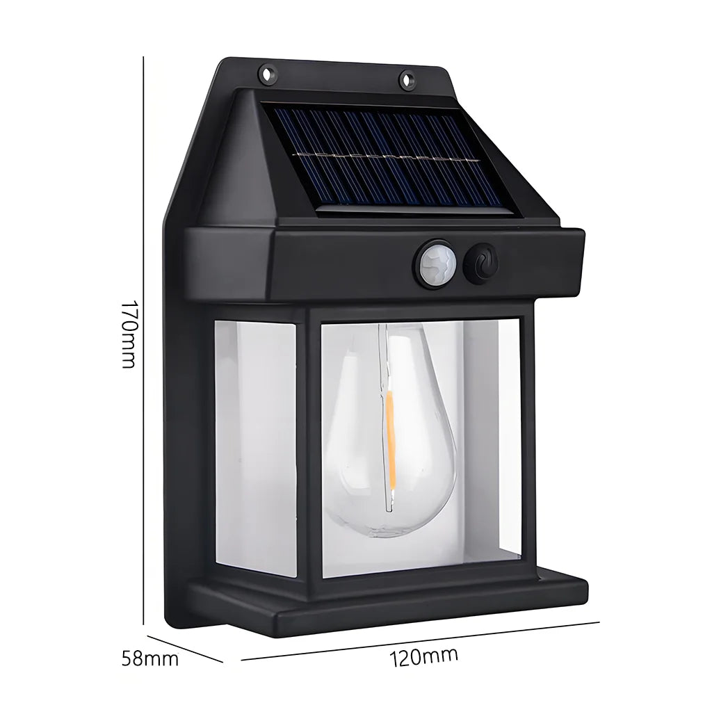 Applique murale solaire LED étanche à capteur de lumière