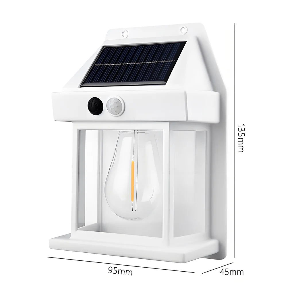 Applique murale solaire LED étanche à capteur de lumière