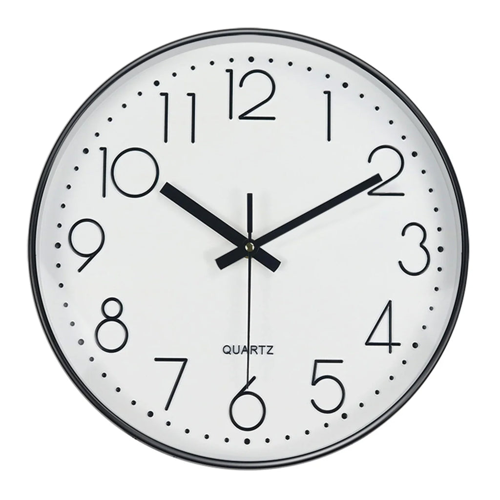 Horloge murale silencieuse minimaliste 8 pouces