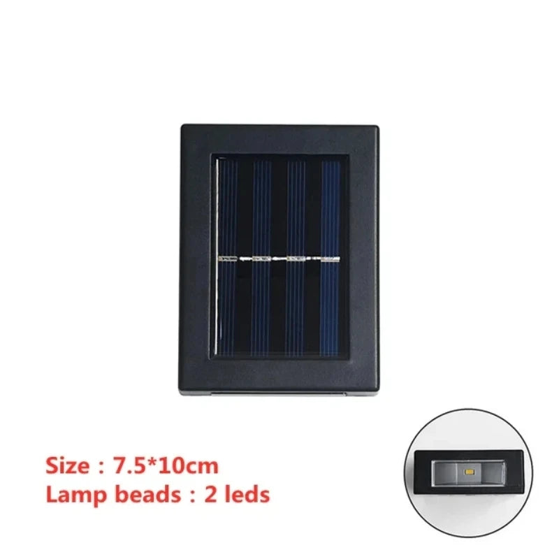 Lampe solaire LED d'extérieur étanche avec capteur de lumière