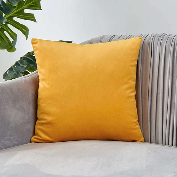 Housse de coussin en velours 40x40 cm
